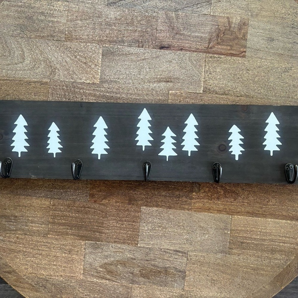 Pine Tress Plaque with Hooks - Pillowfort by Target
